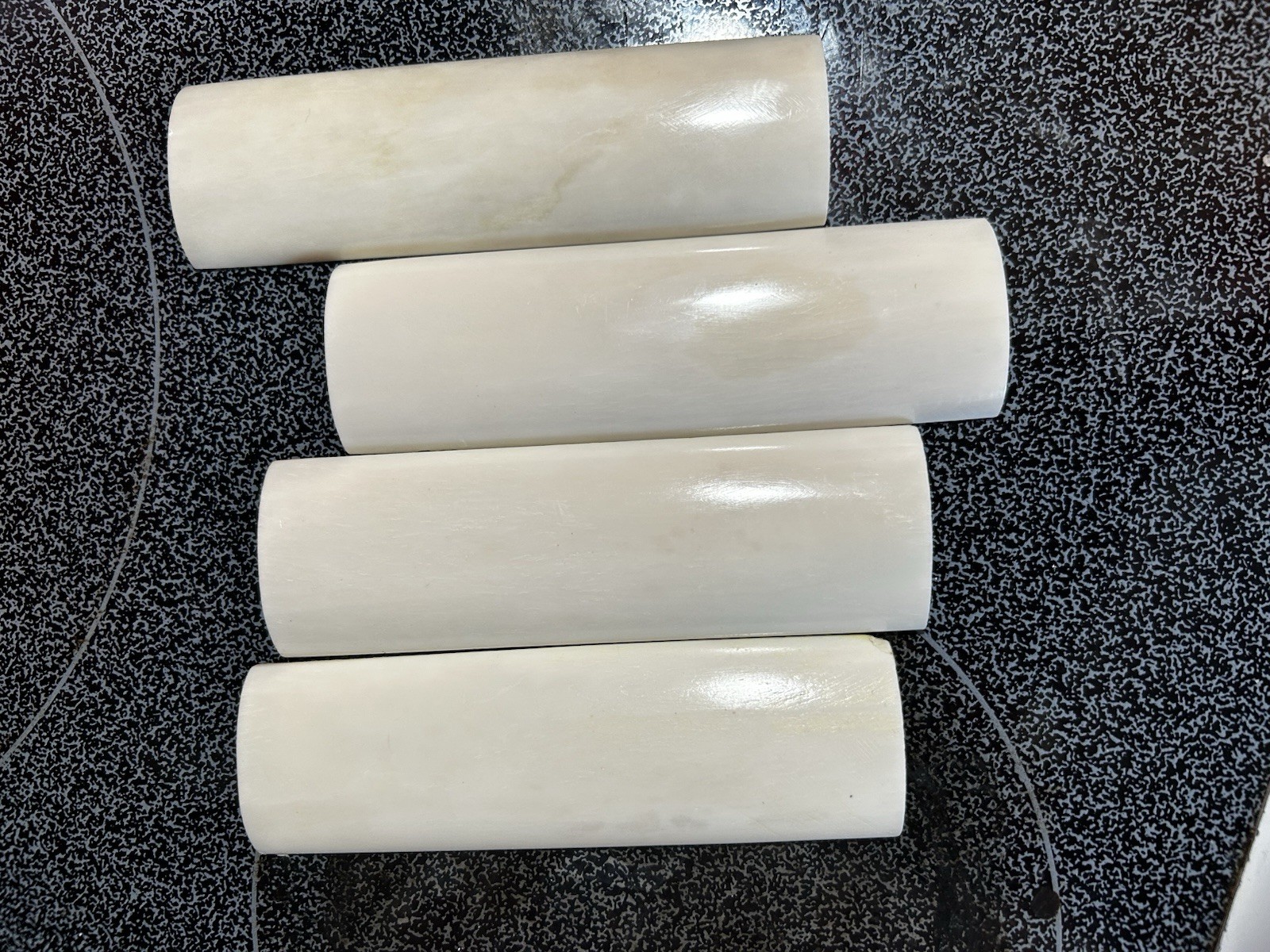 Smooth Camel Bone knife scales handles For Knife Making X4
