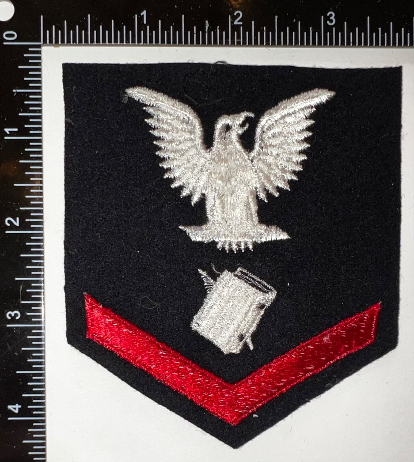 USN US Navy Personelman 3rd Class Rate BLUE WOOL Patch