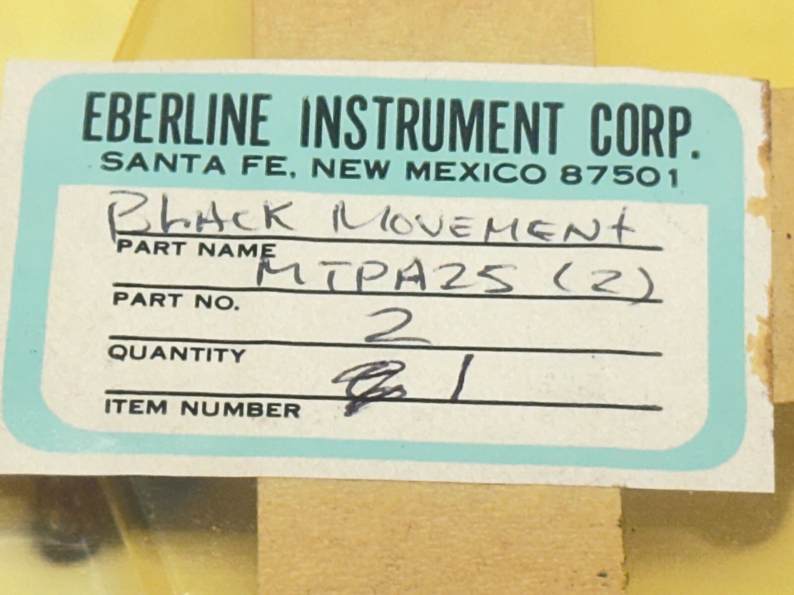 Eberline MTPA25 Pulse Rate Meter Black 10416-B01