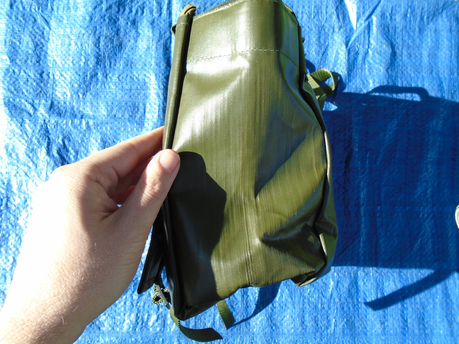 VGC Czech M85 Shoulder Bag Vinyl Green