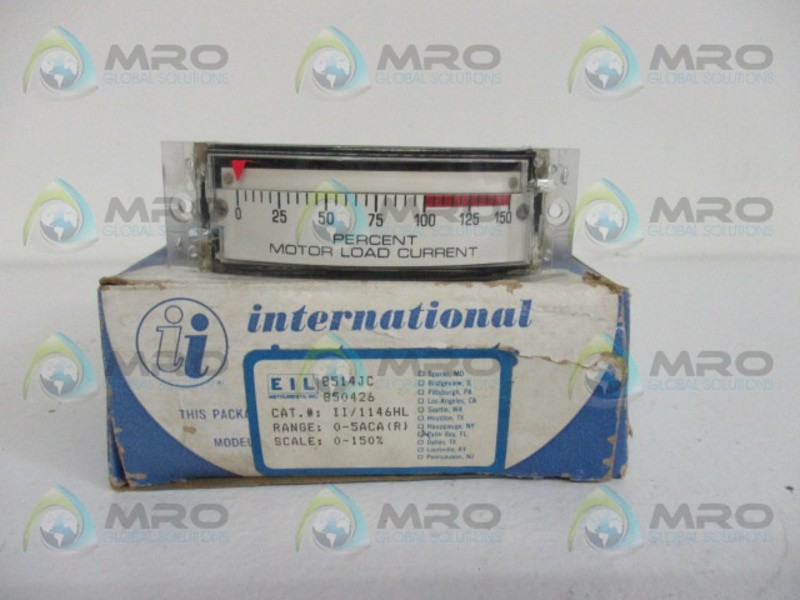 EIL INSTRUMENTS II/1146HL PANEL METER  NSMP