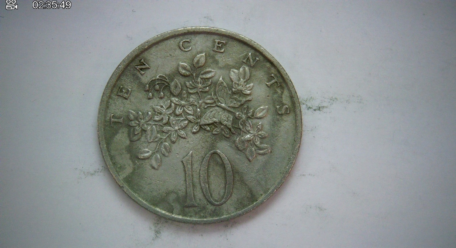 Jamaica 1975 10 Cents Coin