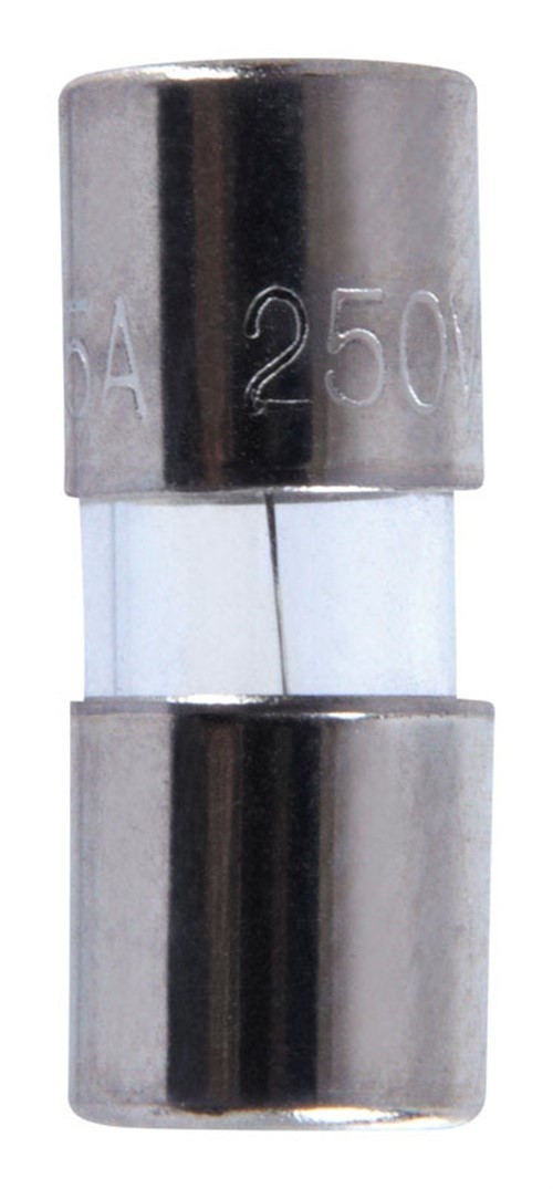 Jandorf 60617 5A 125V Glass Cartridge Fast-Acting Fuse 1/4 Dia. x 5/8 L in.