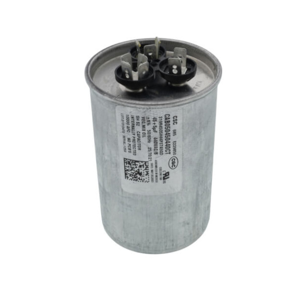 Amana-Goodman Capacitor CAB050450440CT 45/5 MFD 440V Dual Round Run Cap