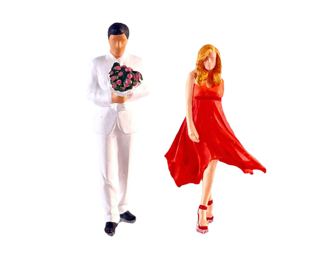 BN 1:64 Painted Figure Model Miniature  Diorama Proposing Man Pretty Woman