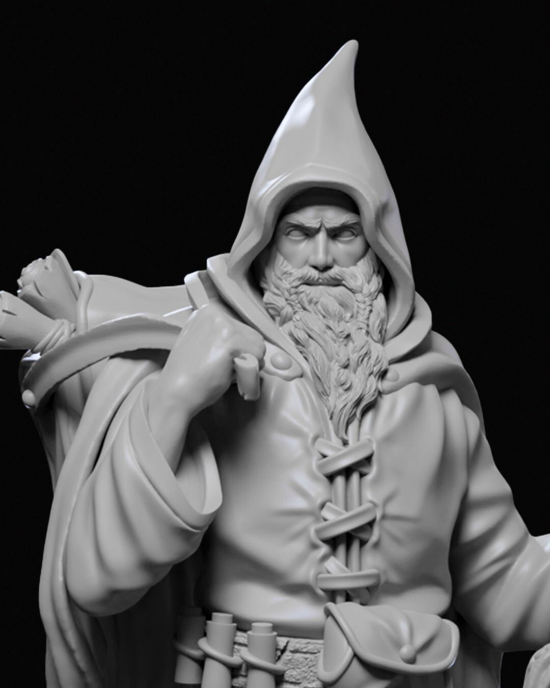 DnD Wizard Karadin Mini 32mm Scale