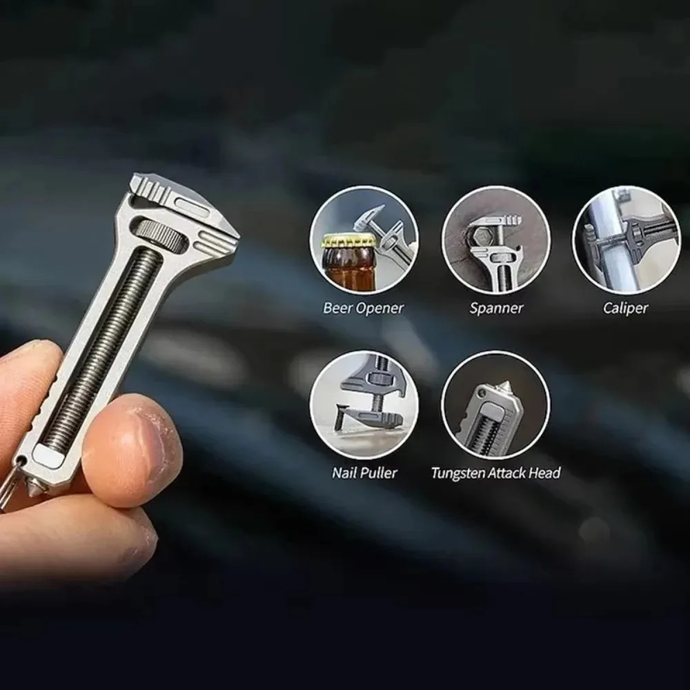 1PC EDC Multi Tool Compact Pocket Knife Screwdriver Keychain Camping Survival