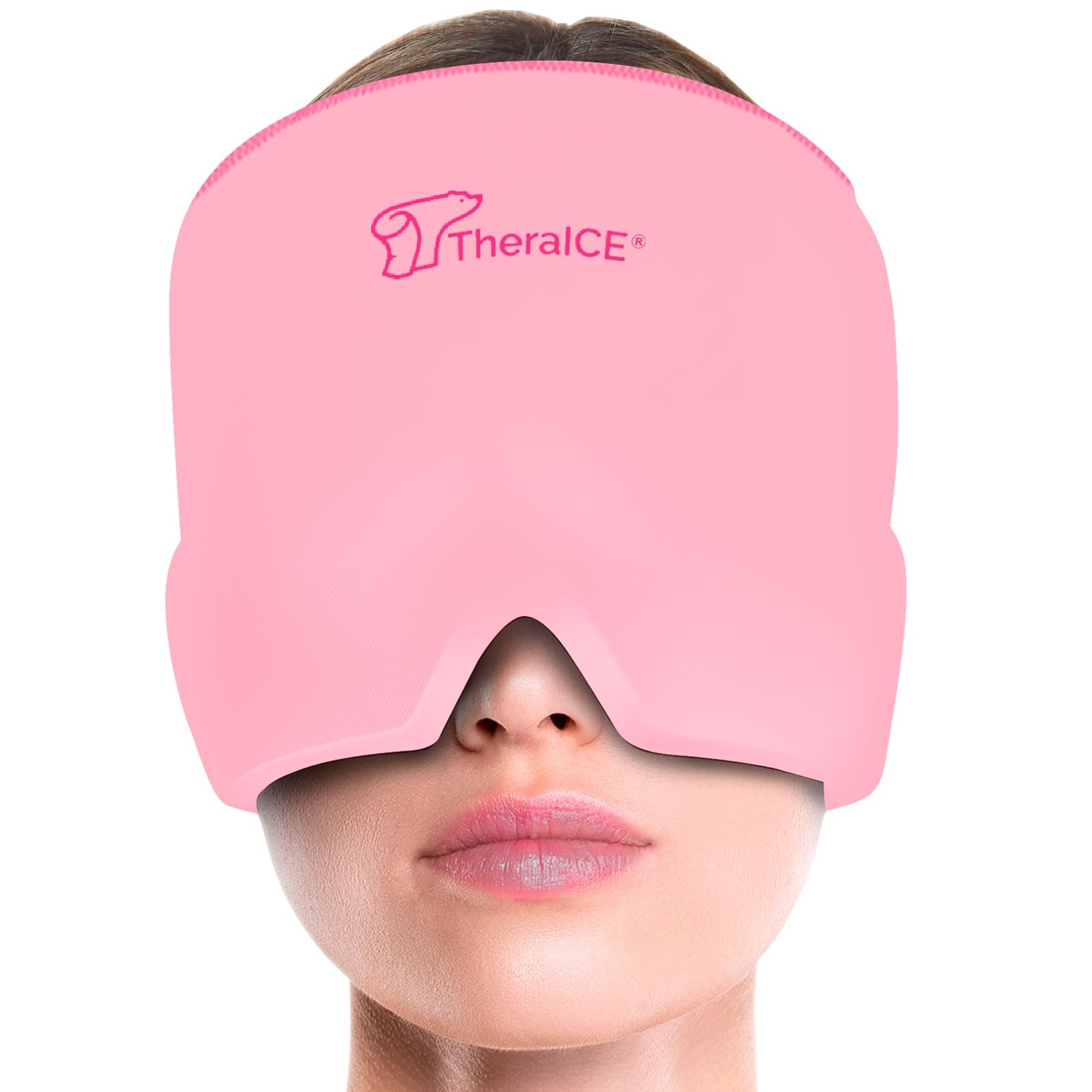 TheraICE Migraine Relief Cap: Cooling Gel Mask for Headache & Stress Relief