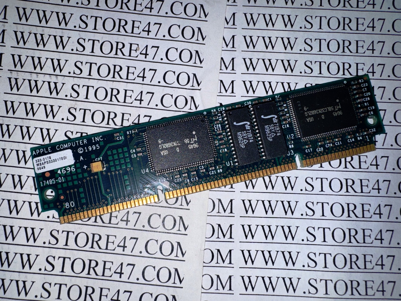 Vintage Apple 333-0178 256kb Cache module 160 pin dimm
