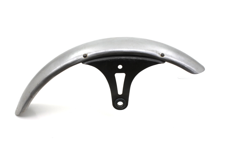 Front Fender Spring Style Raw Steel fits Harley Davidson