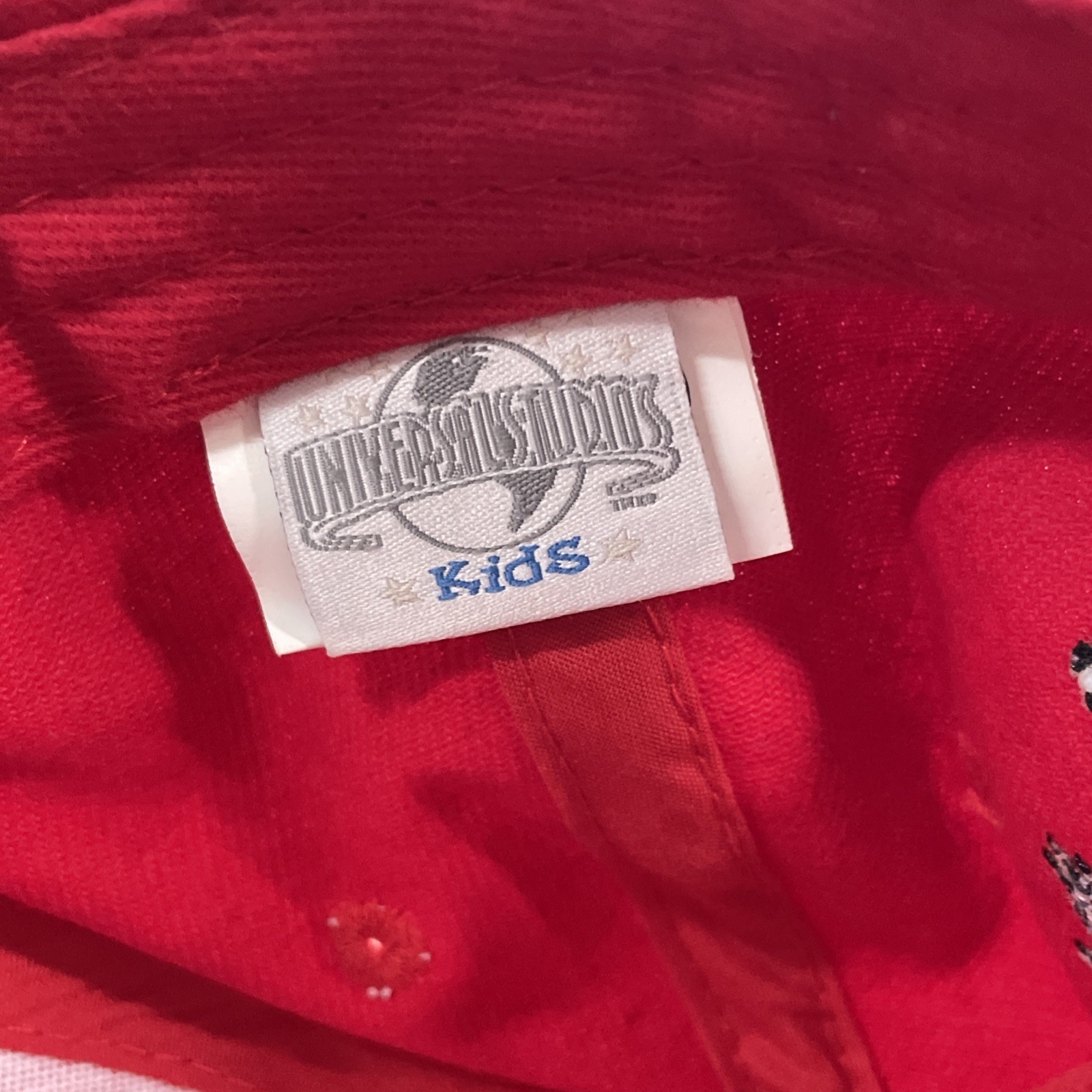 Universal Studios Dr. Seuss Thing 2 Red Embroidered Kids Adjustable Cap Hat