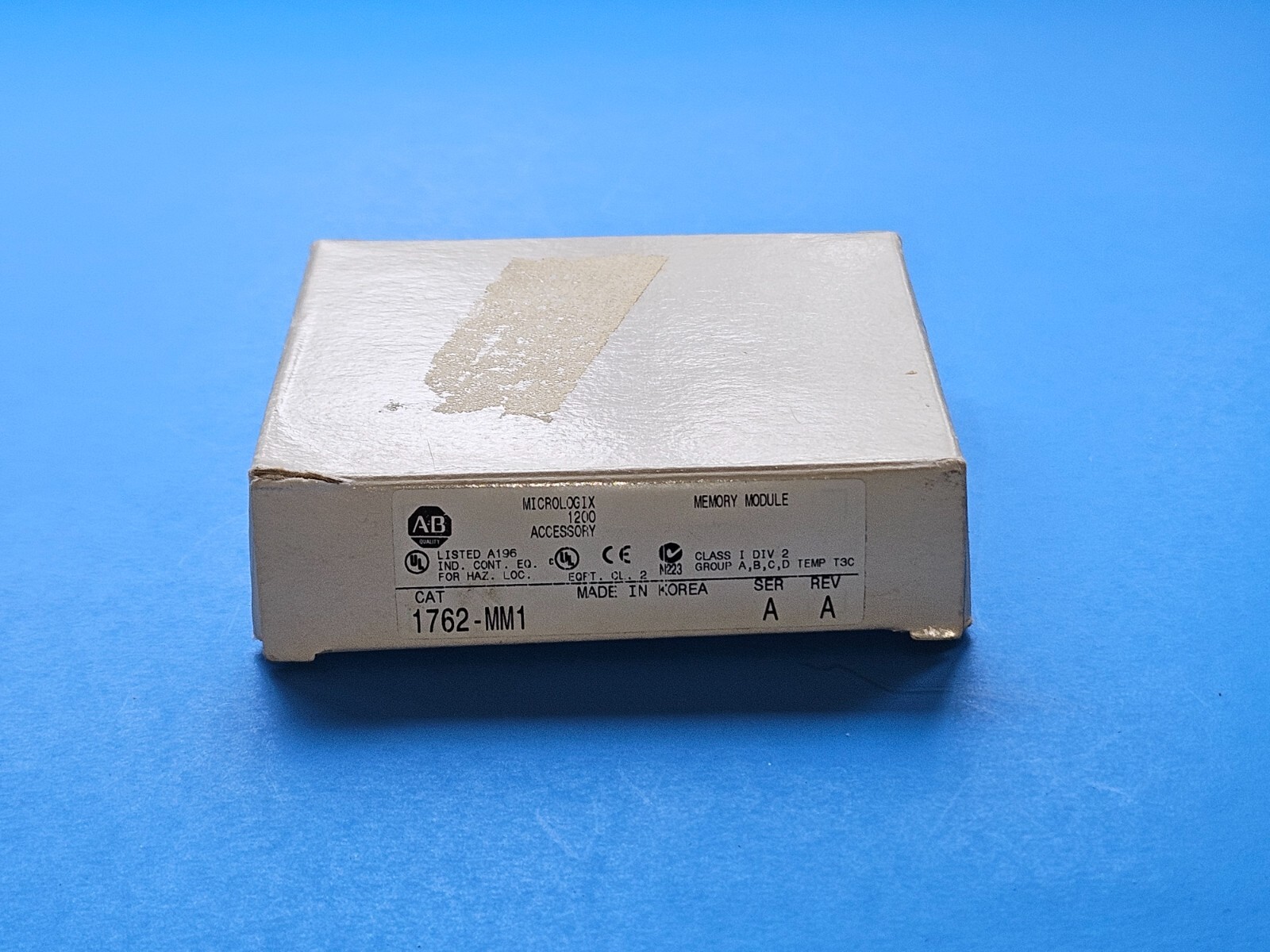 Allen Bradley MicroLogix 1200 Memory Module - Cat. No. MM1