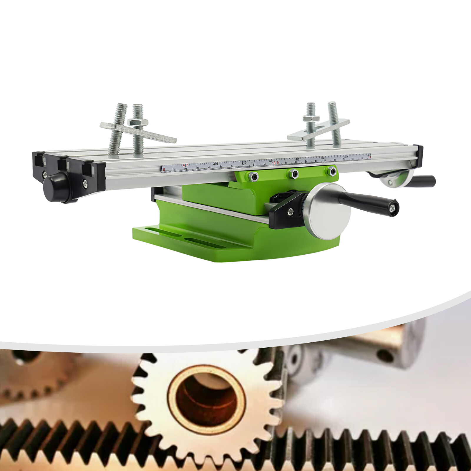 Cross Slide Drill Press Bench Axis Mill Machine Work Table Compound Vise Vice