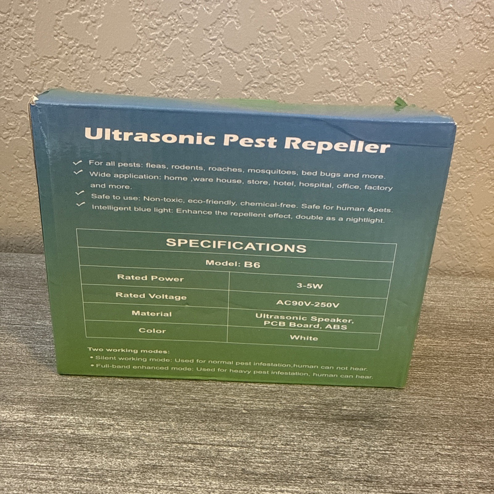 Ultrasonic Pest Repeller 6 Pack Plug In Bug Rodent Repellent