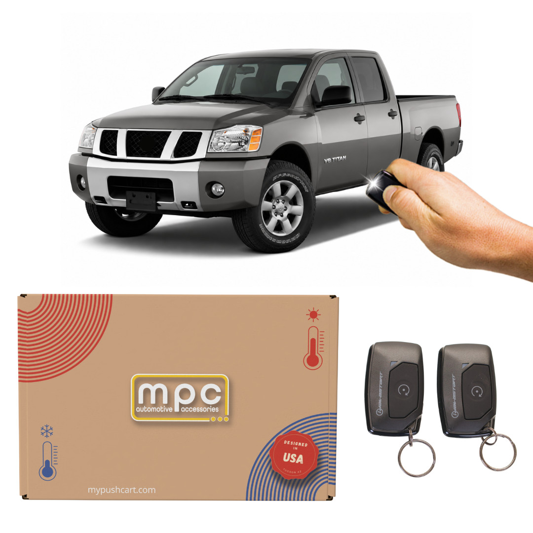 1-Button Remote Starter For 2005-2007 Nissan Titan - Gas - Key-To-Start