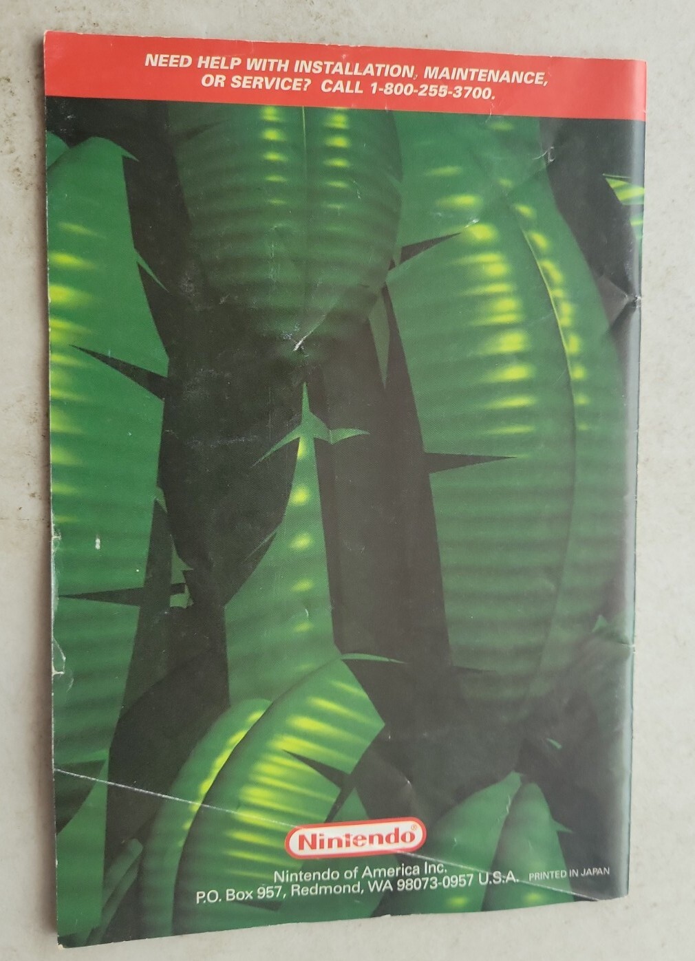 DONKEY KONG COUNTRY SNES SUPER NINTENDO INSTRUCTION MANUAL ONLY REPLACEMENT!