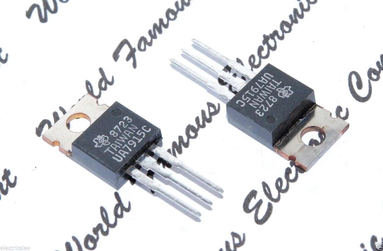 1pcs - Texas Instruments UA7915C -15V Voltage Regulator - TO-220 Genuine