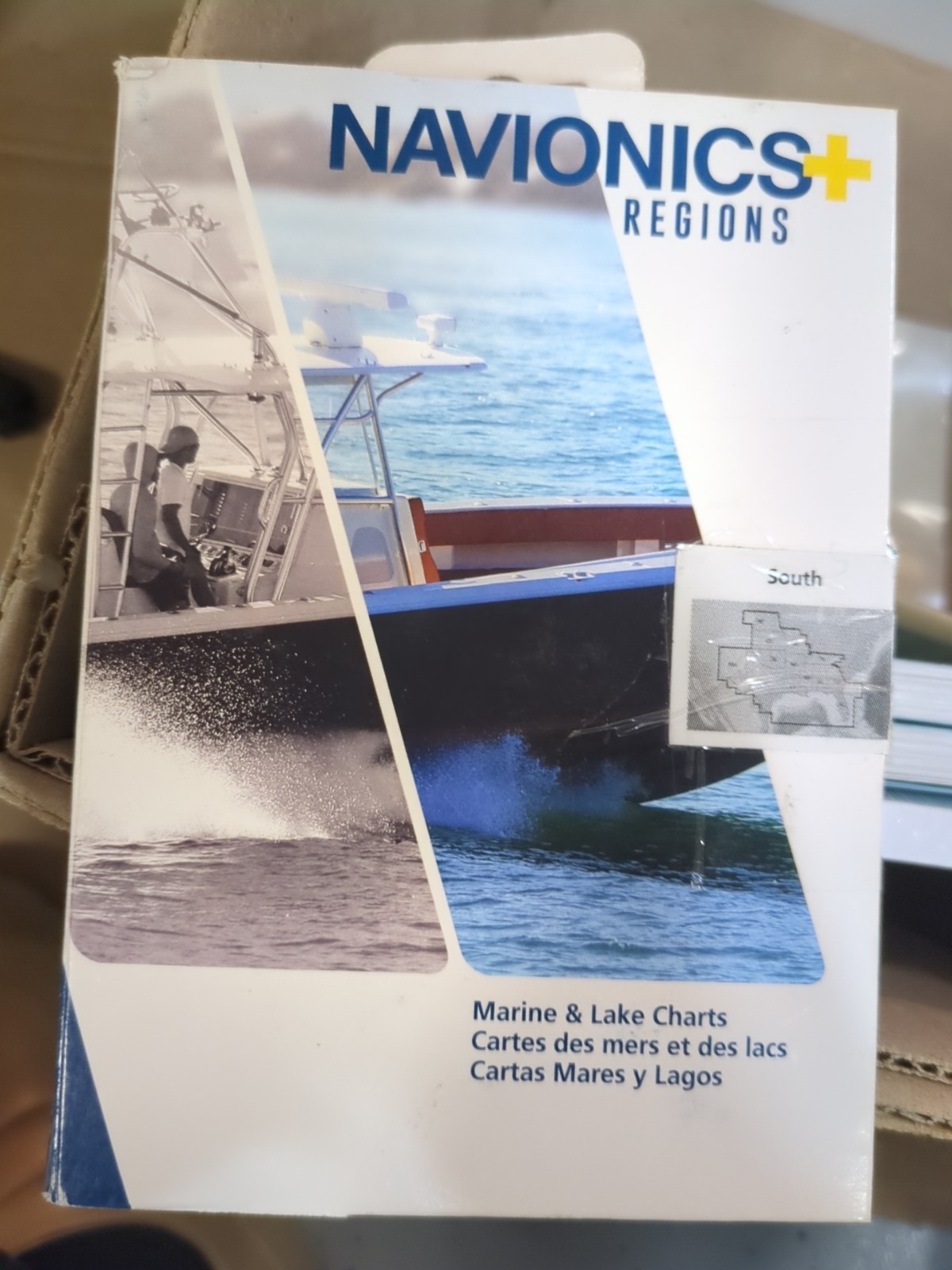 Navionics Plus Regions South Marine and Lake Charts on SD/MSD Open Box #47