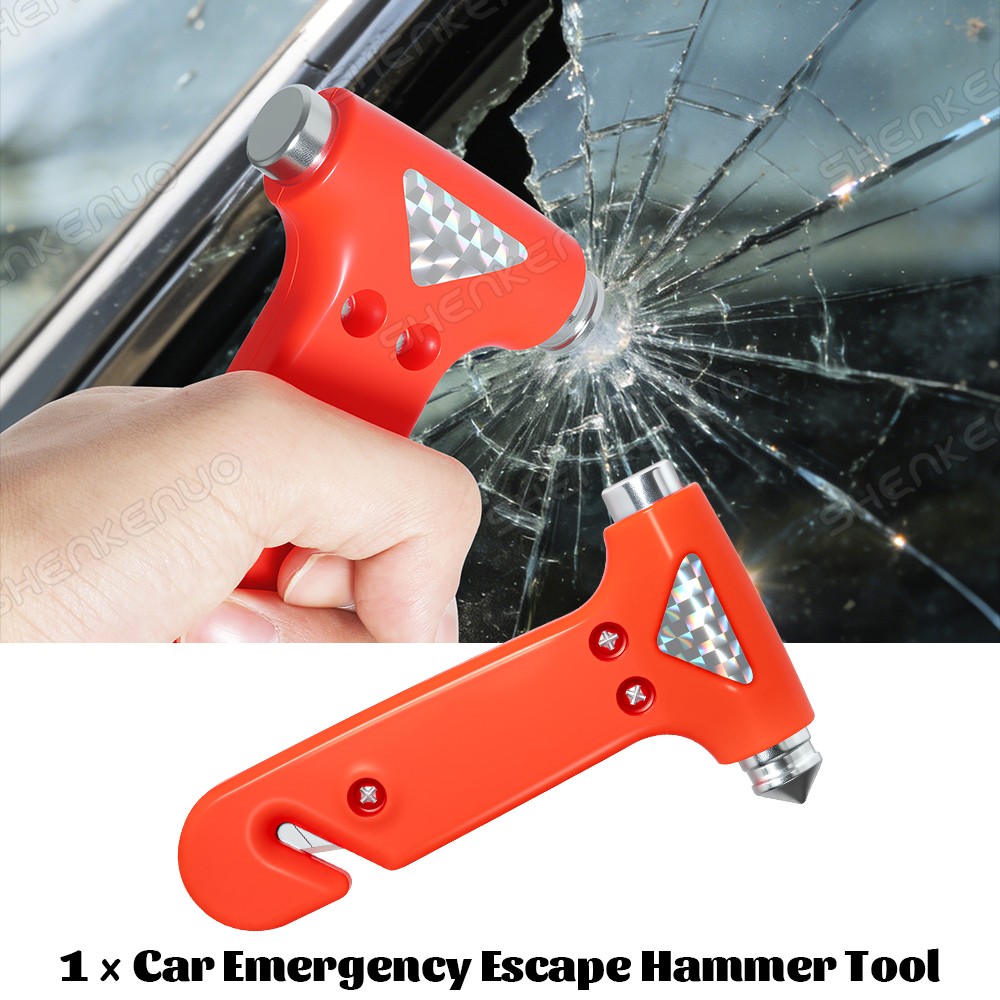 Emergency Escape Tool Auto Car Window Glass Hammer Breaker and Seat Belt Cutter