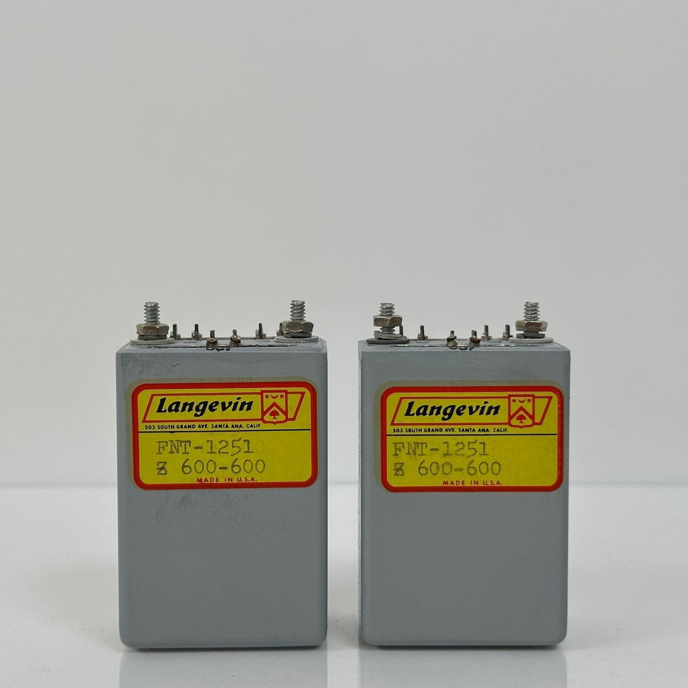 Langevin FNT-1251 600-600 Summing Blocks / Mixer Networks (PAIR)