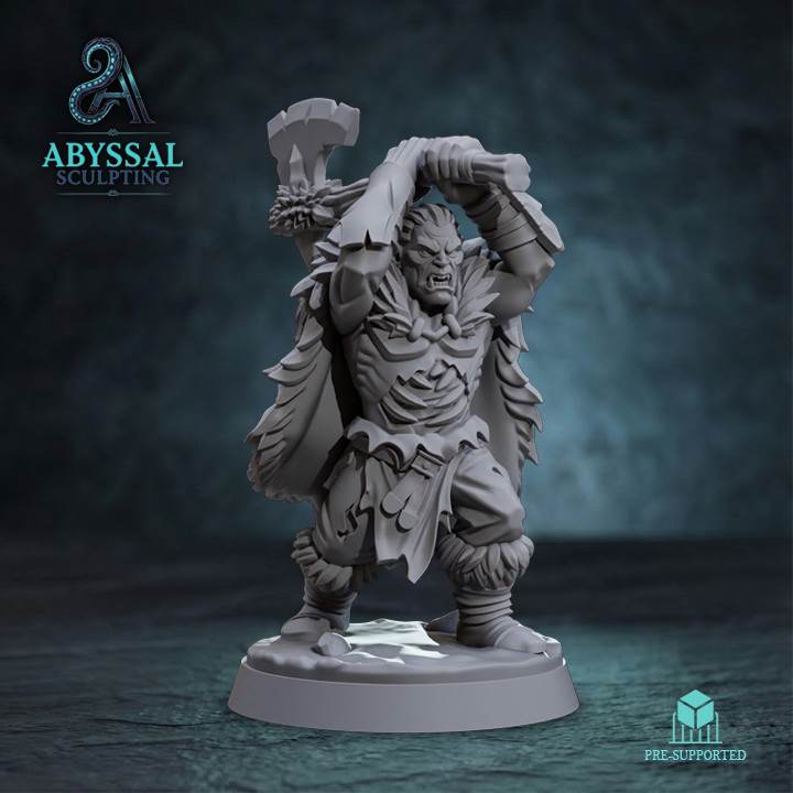 Dungeons and Dragons - Playable Character - Male Orc Thrall - Warrior, Fighter