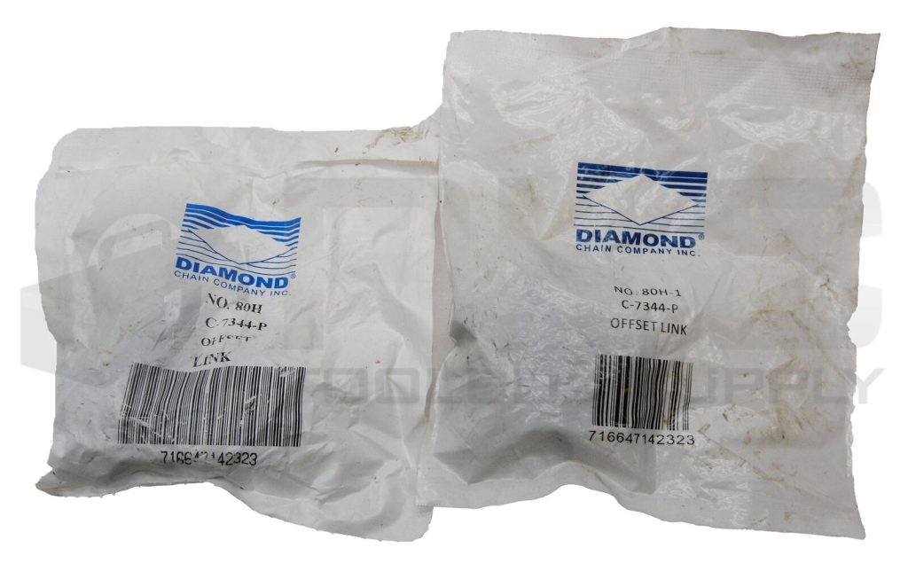 LOT OF 2 NEW SEALED DIAMOND C-7344-P OFFSET LINK 80H-1