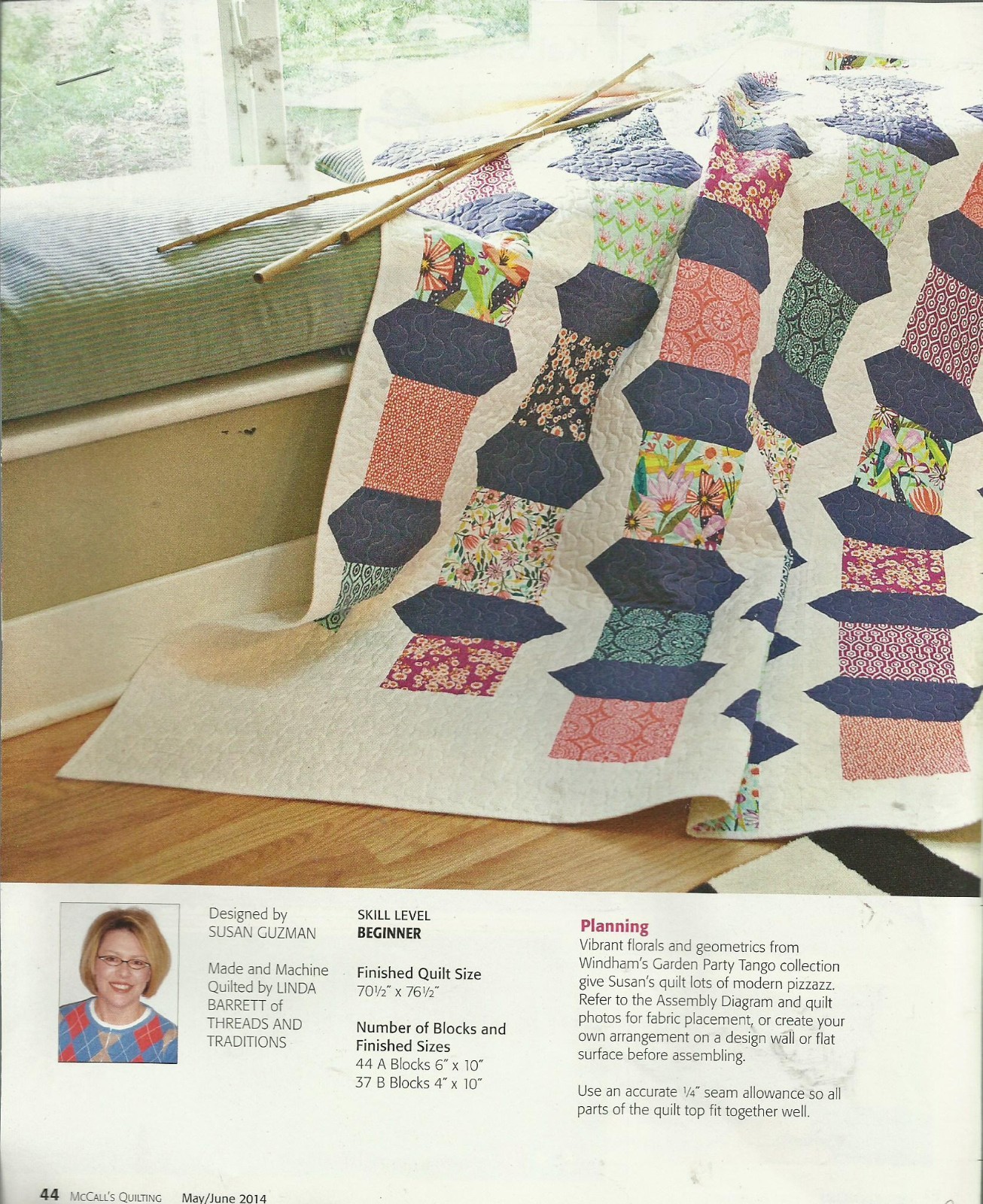 C0550  LIGHT FESTIVAL  QUILT  PATTERN/INSTRUCTIONS