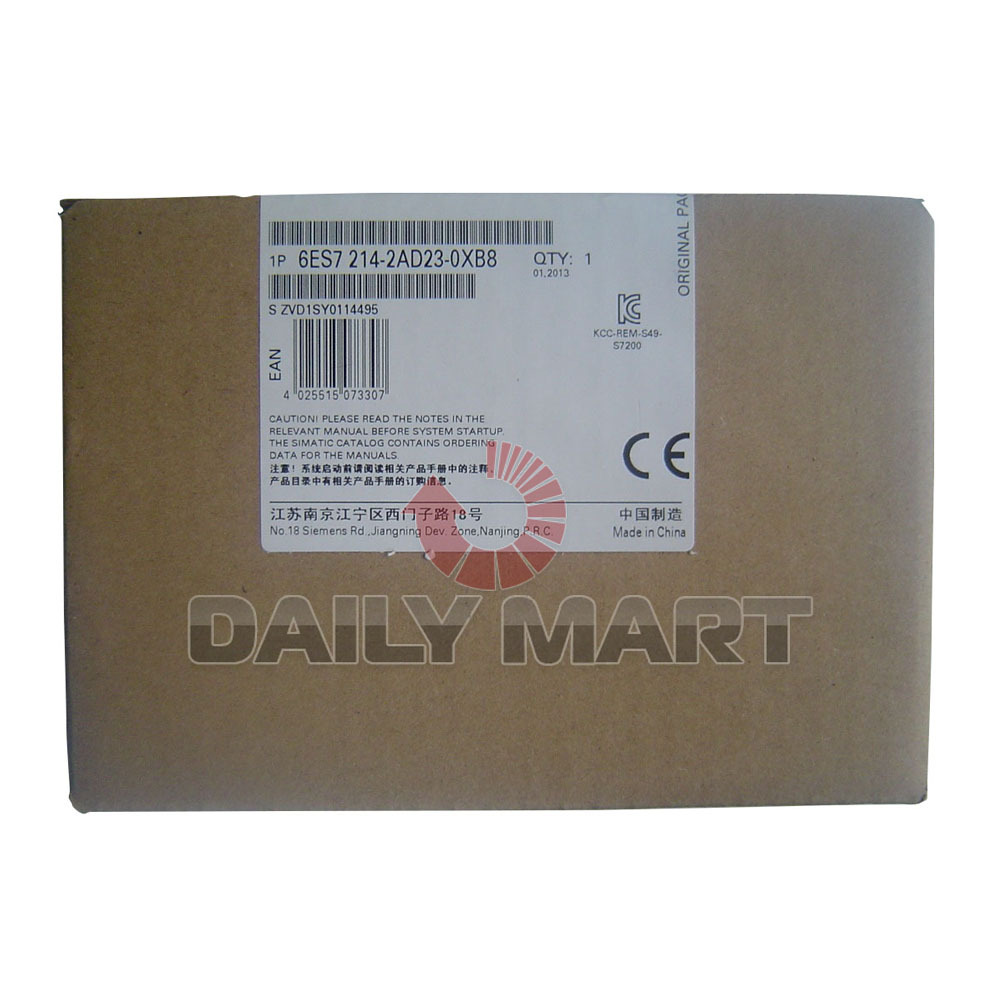SIEMENS 6ES7 214-2AD23-0XB8 6ES7214-2AD23-0XB8 224XP PLC MODULE NEW IN BOX