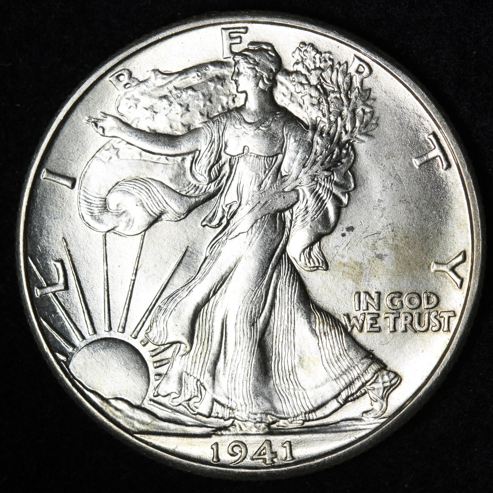 1941-D Walking Liberty Silver Half Dollar CHOICE BU *UNCIRCULATED* MS E323 QHM