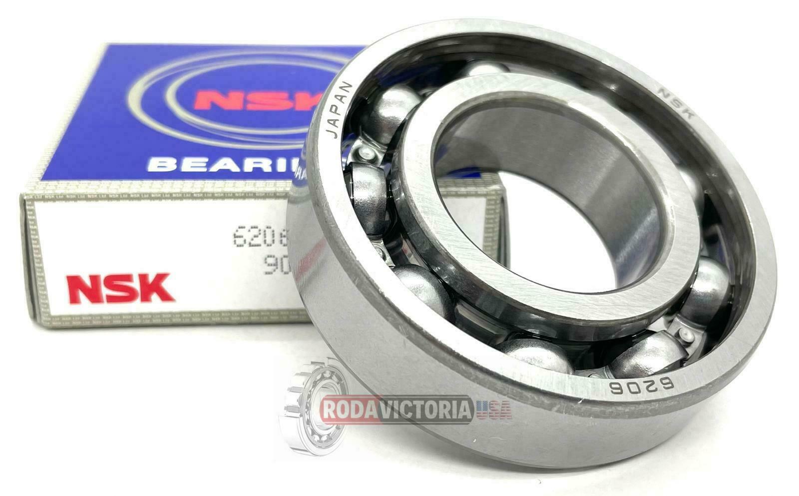 NSK 6206 CM BEARING NO SHIELDS 6206CM 6206U CM 30x62x16 mm SAME DAY SHIPPING!!!