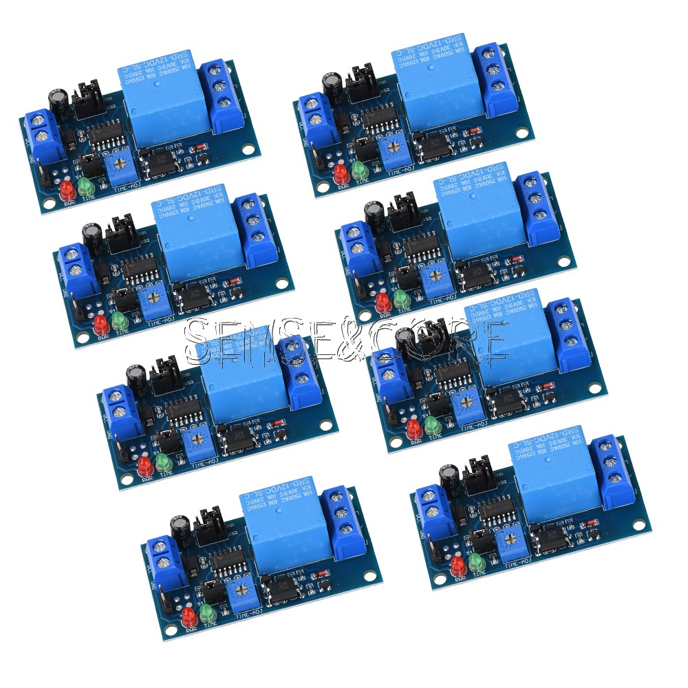 10PCS DC12V Delay Relay Delay Turn on/ Delay Turn off Timer Timing Switch Module