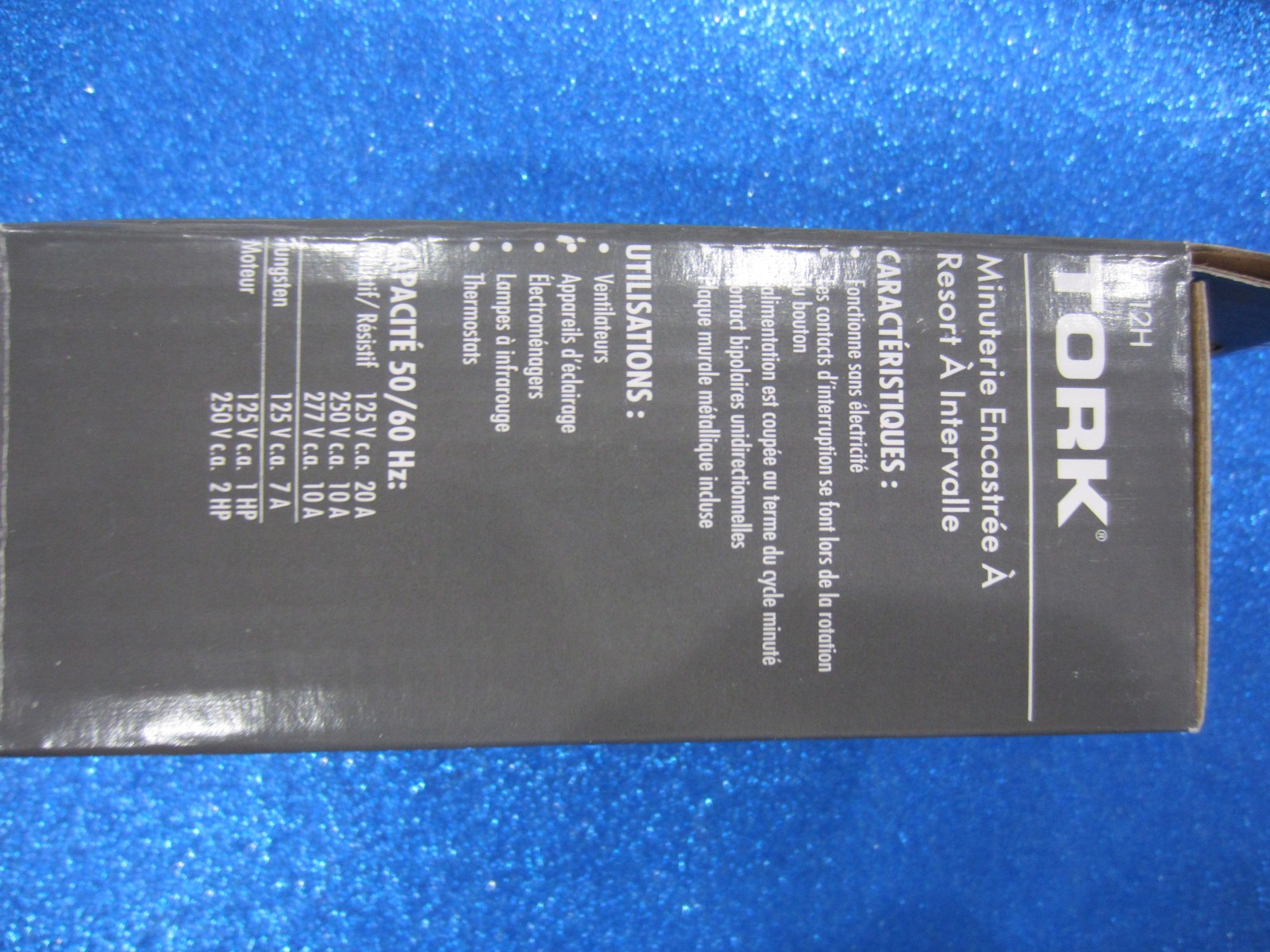 TORK C412H Spring-Wound in-Wall Twist Timer--12 HOUR TIMER