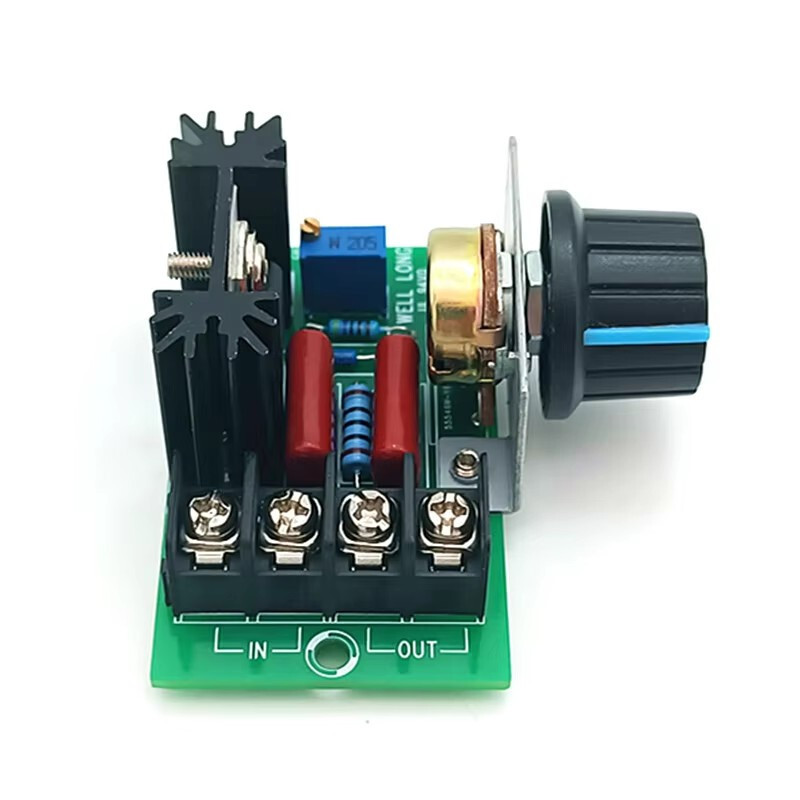 AC Motor Speed Control Module Dimmer Regulator Adjustable Voltage Regulator