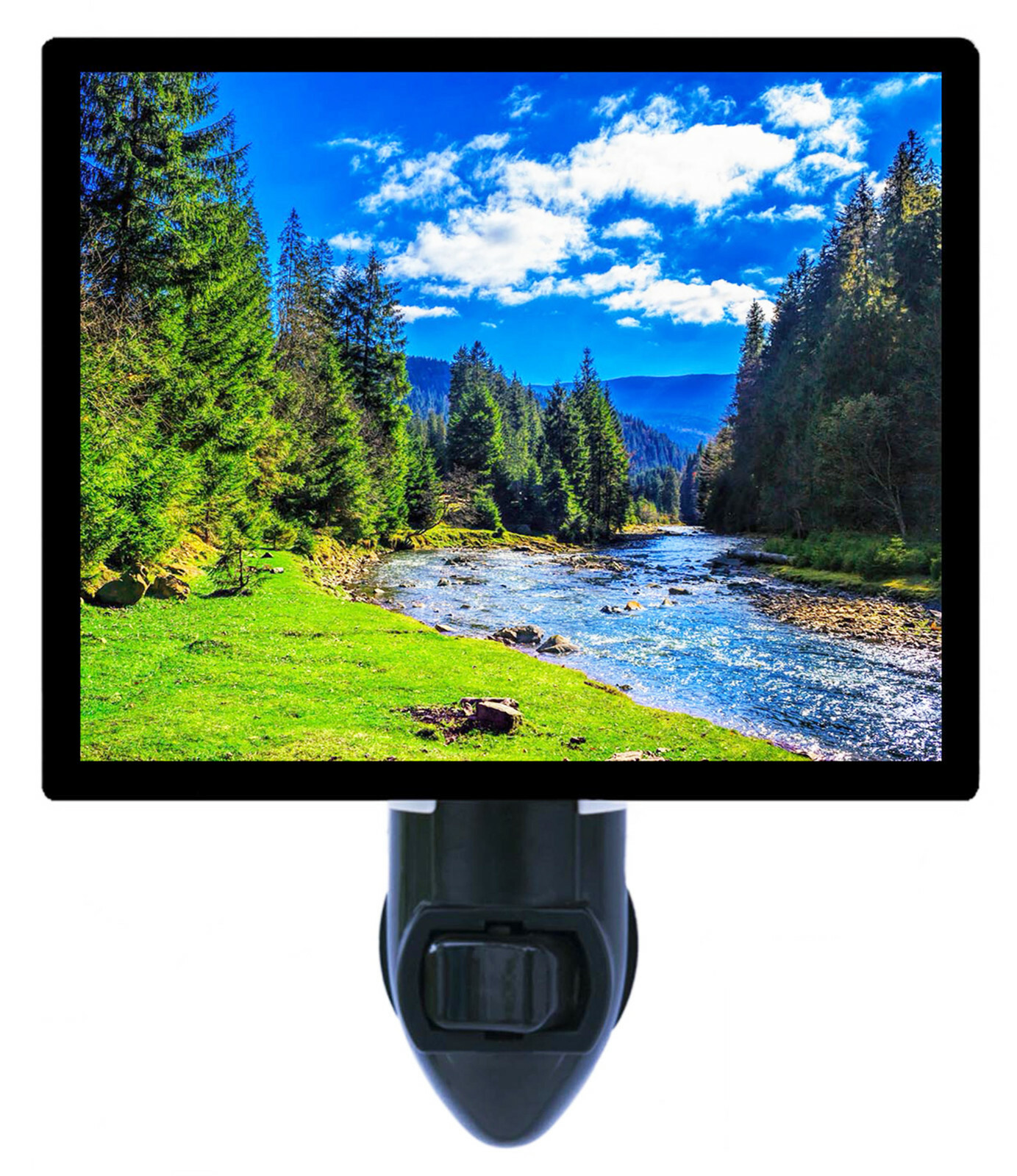 Landscape Decorative Photo Night Light, Rocky Shore, Colorado, River