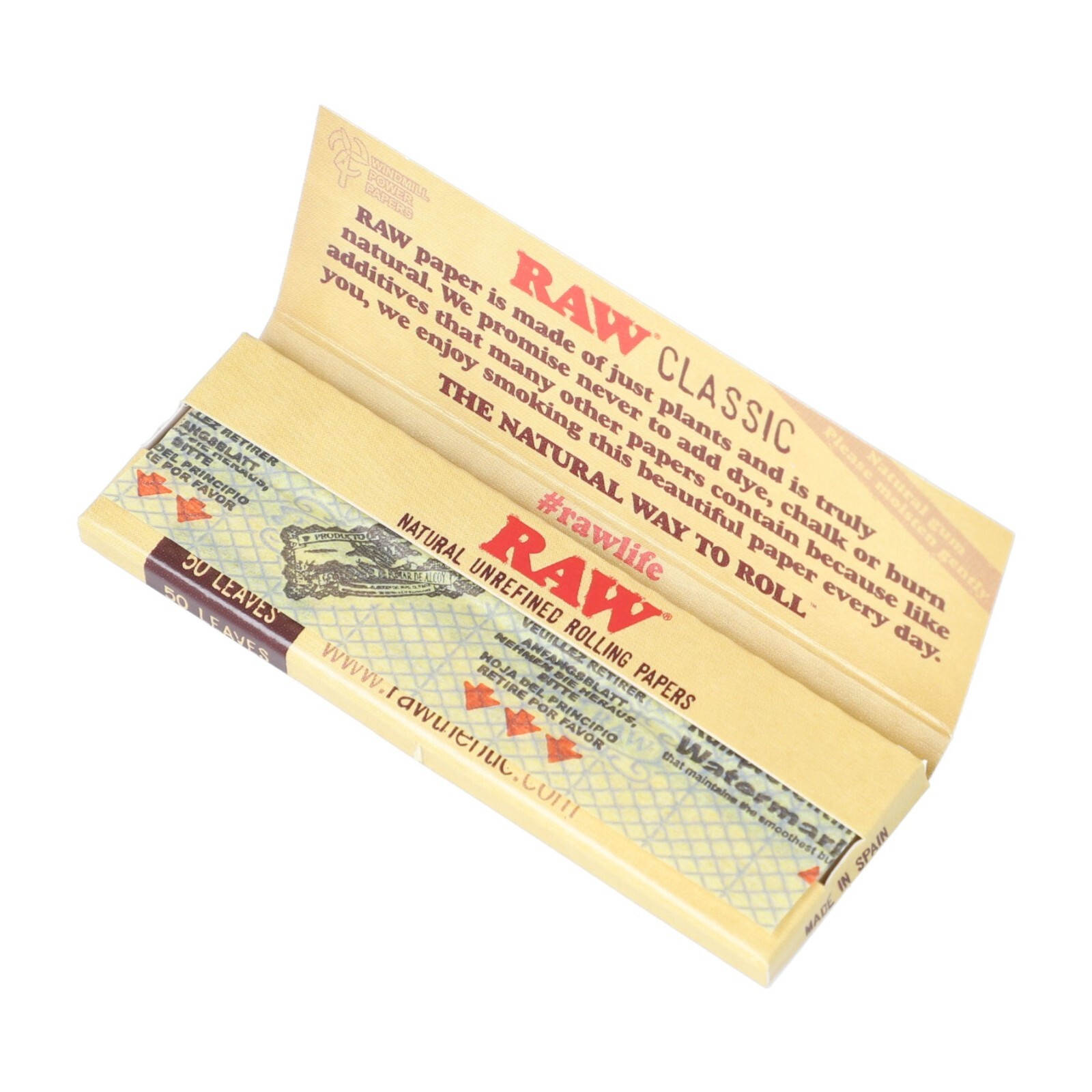 RAW Classic 1 1/4 Rolling Papers