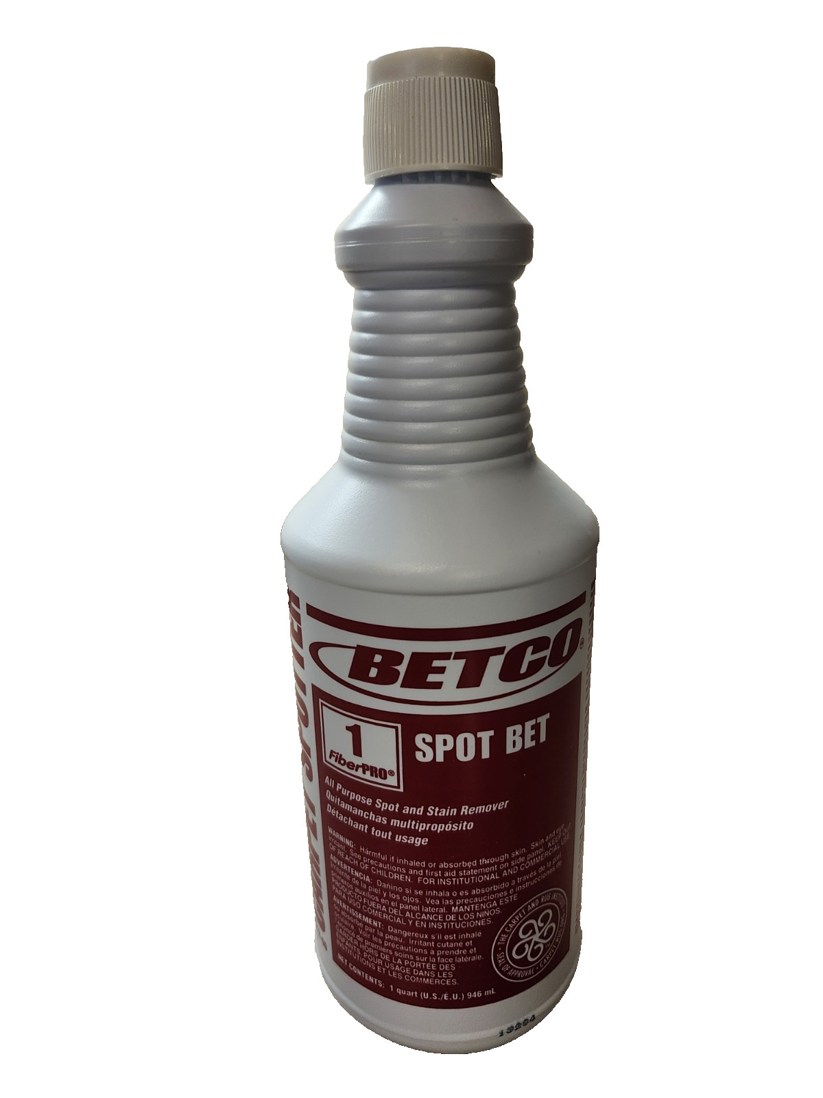 BETCO Spot-Bet 42512-00 Spot & Stain Remover ; 1QT Bottle -NIB of 12