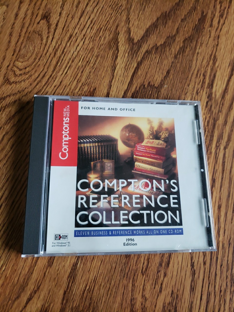 Compton's Reference Collection 1996 Edition CD-ROM For Home And Office VGC Vtg