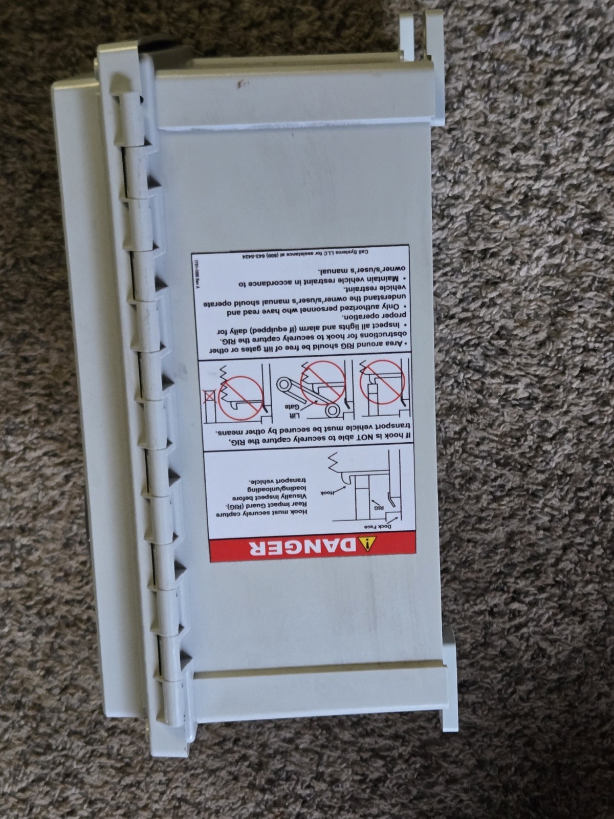 PoweRAMP IDOCK VEHICLE RESTRAINT CONTROL SYSTEM (Tested Working)