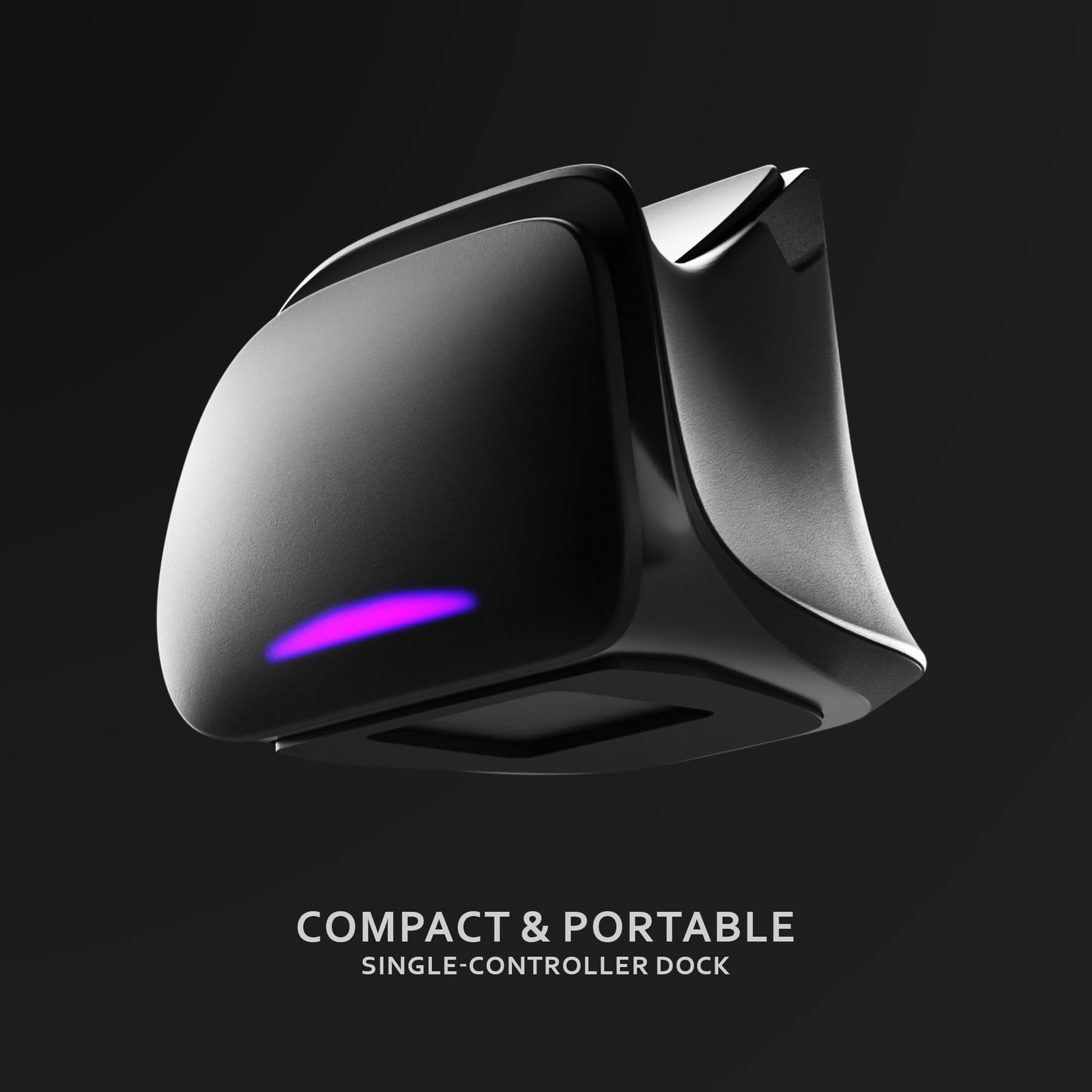Fast Charging Dock Station Stand LED Indicator Fits PS5 Edge Controller Black
