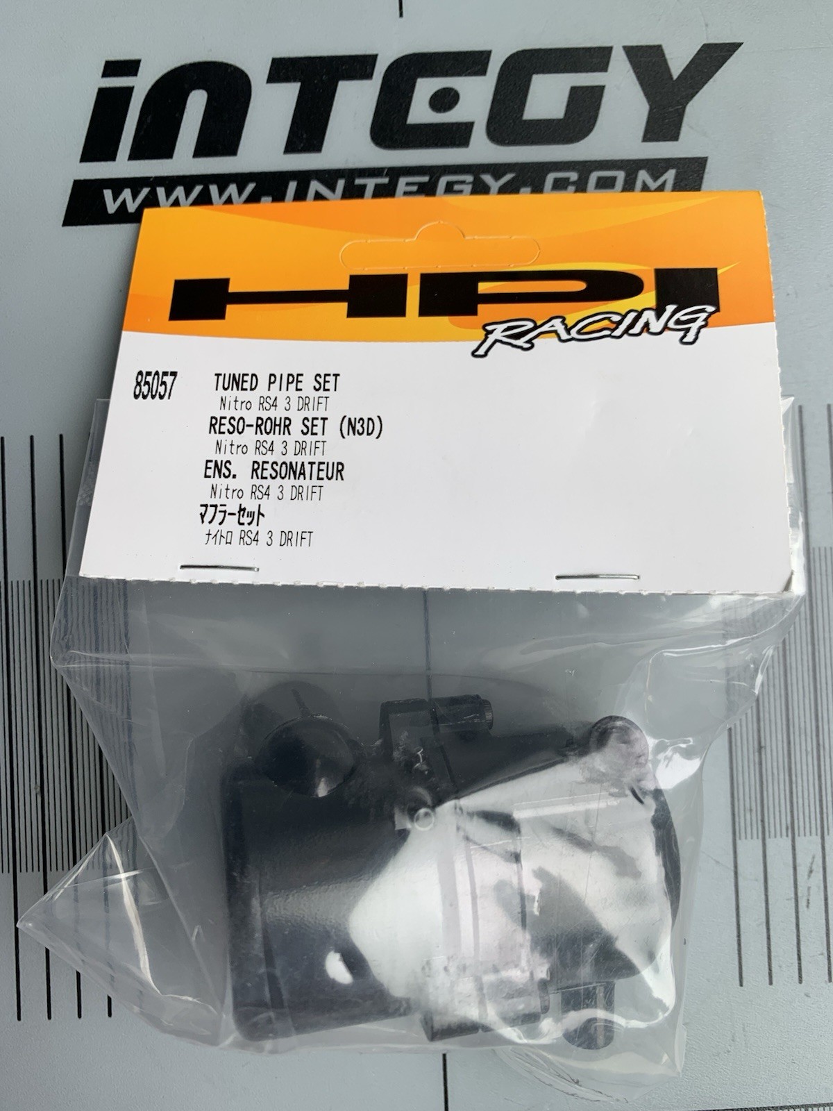 NEW HPI 85057 TUNED PIPE SET FOR NITRO RS4 3 DRIFT NOT SUPER NITRO MINI RS4 PRO