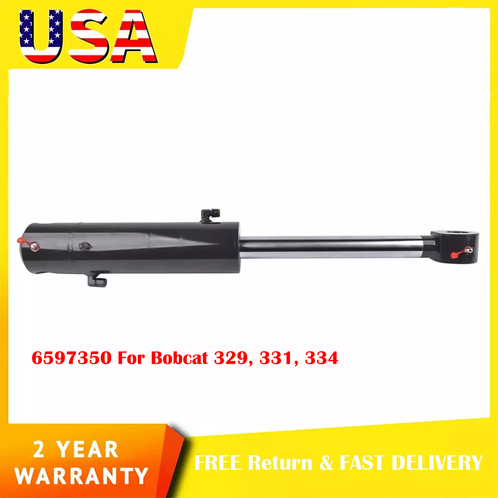 Hydraulic Blade Cylinder 6597350 Fits For Bobcat 331 329 334 Mini Excavator