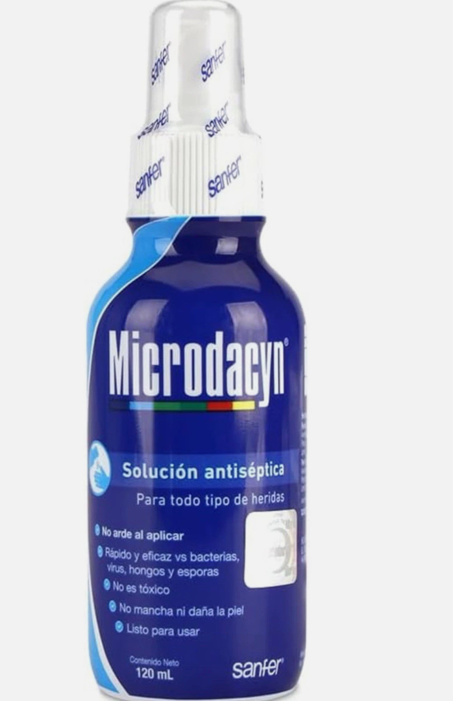 2 pack Microdacyn 120ml Solucion Antiseptica  free shipping 1 pack Wound Care