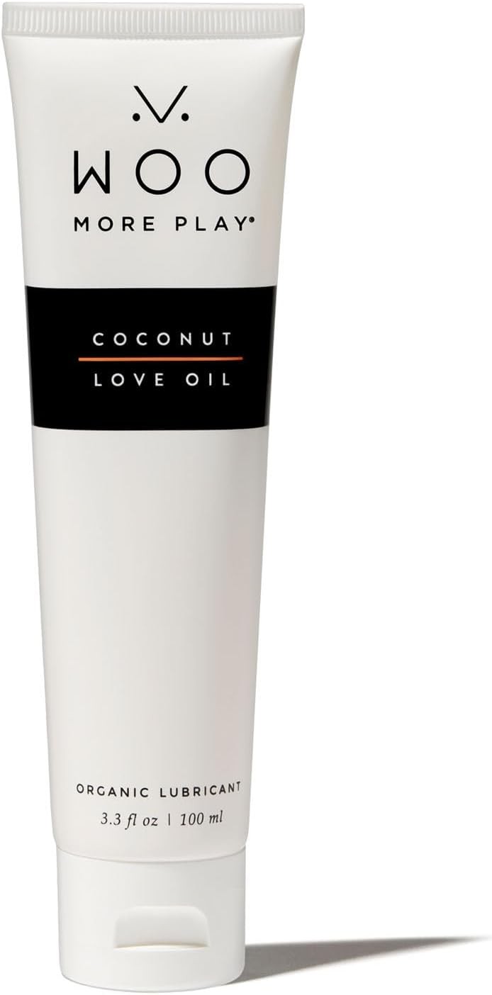 Woo More Play Coconut Love Oil | Organic Coconut Oil Personal Lubricant for M...