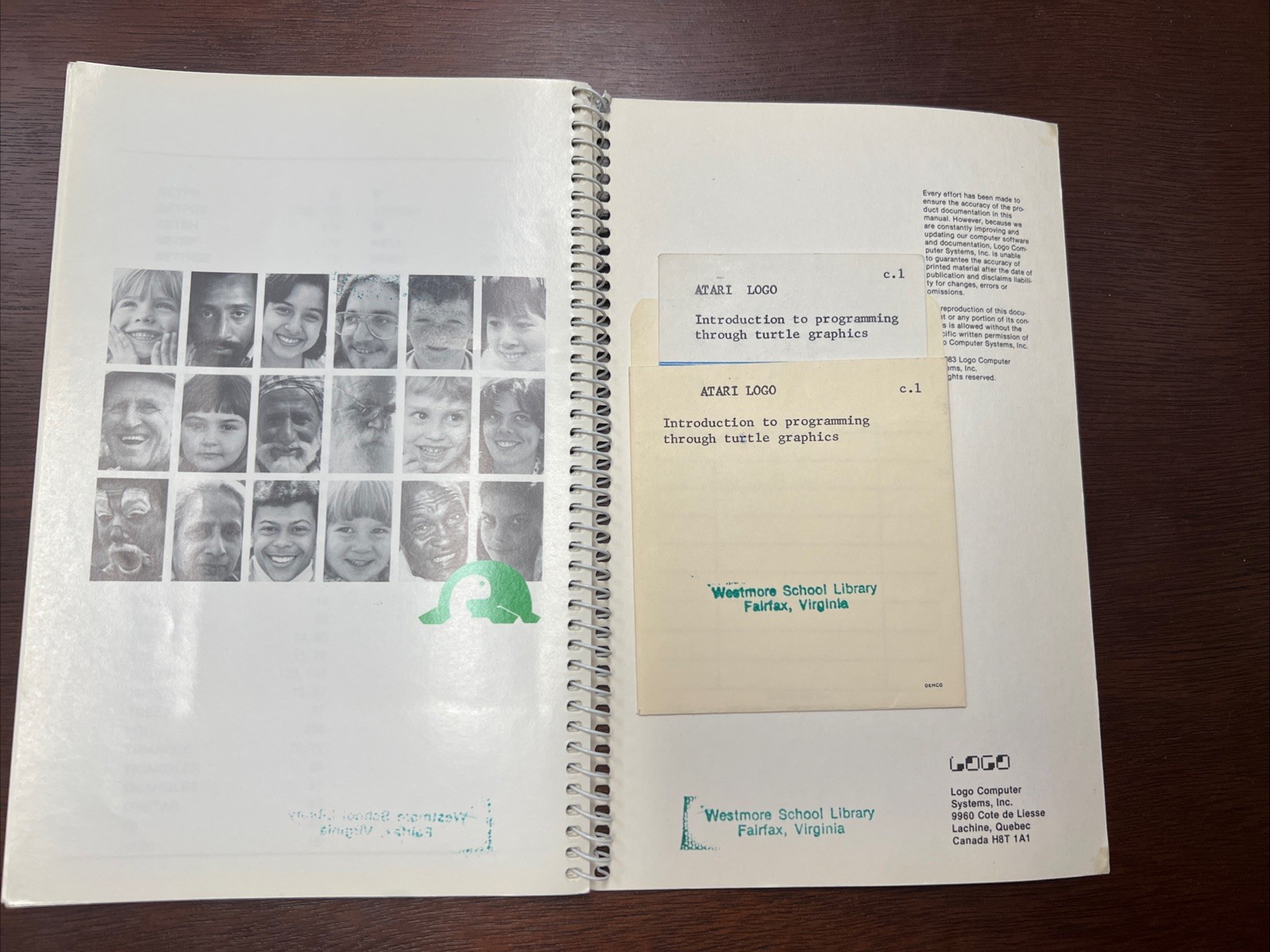 Vintage 1983 Atari Logo Manuals: Introduction to Programming & Reference Manual