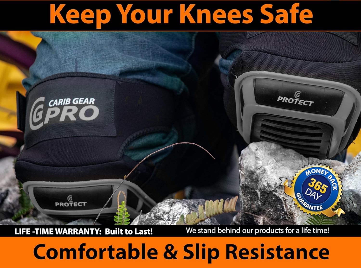 Men's Professional Construction Knee Pad for Work - Heavy Duty Pad, Extra Thi...
