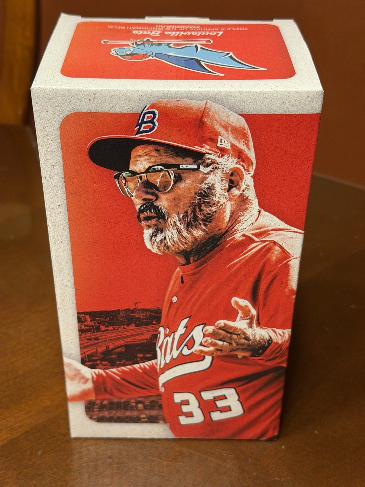 New Giveaway Manager Pat Kelly Louisville Bats Bobblehead 2025 SGA