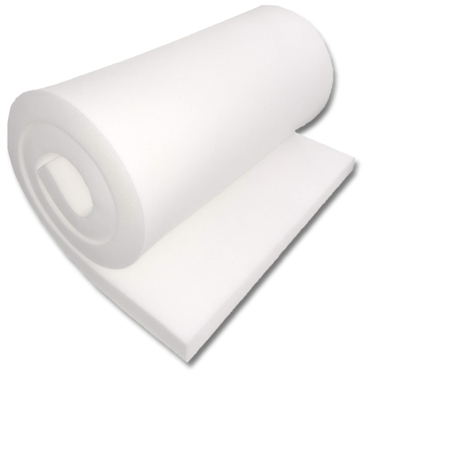 FoamTouch Upholstery Foam Cushion High Density 1" Height x 24" Width x 72" Le...