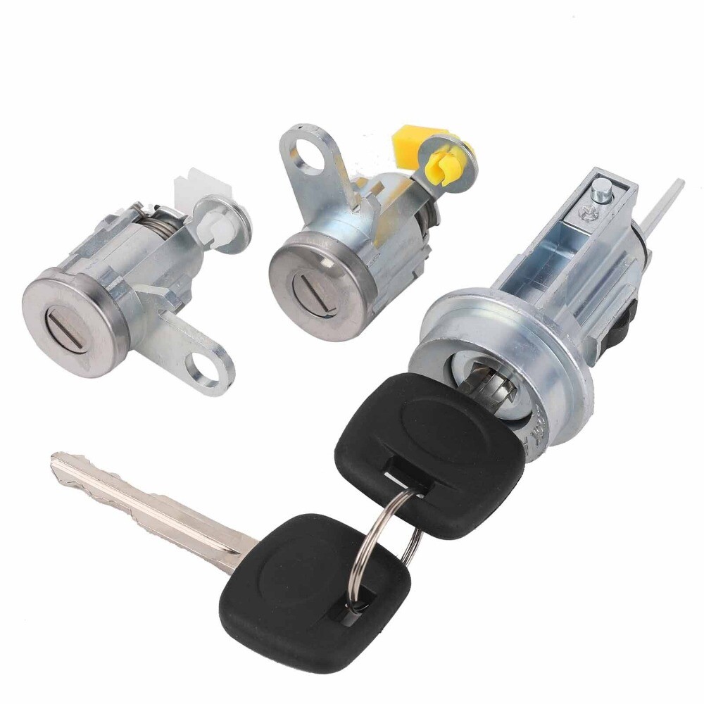 DOOR LOCK KEY IGNITION LOCK CYLINDER SET FOR 95-04 TOYOTA TACOMA MATCHED 2 KEYS