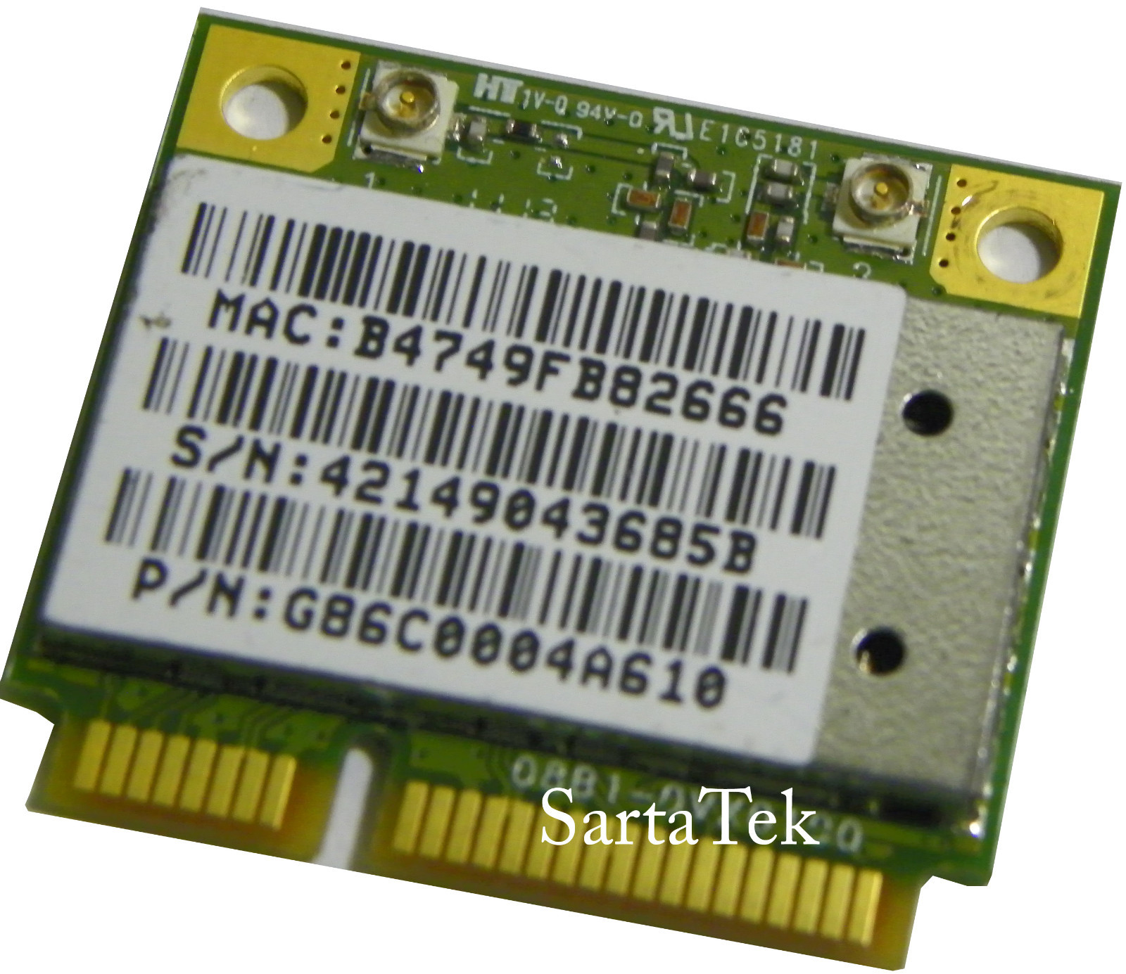 AR5B95 b/g/n Wireless PCIe Half Original Toshiba G86C0004A610 G86C0004A410
