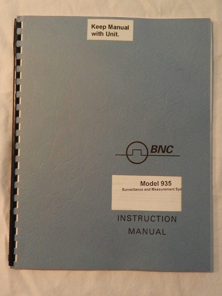 Berkeley Nucleonics Corp BNC Model SAM 935 1B-G Portable Gamma Spectroscopy